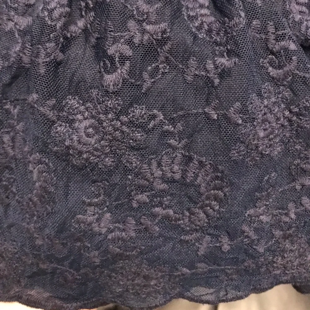 NWT Osh Kosh B’Gosh Navy Blue Lace skirt